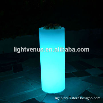 RF IR APP control luminated planter outdoor color change flower pot